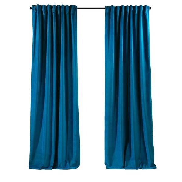 

Бархатная штора Puude Home Design 140245, 25x1x140 см, синий