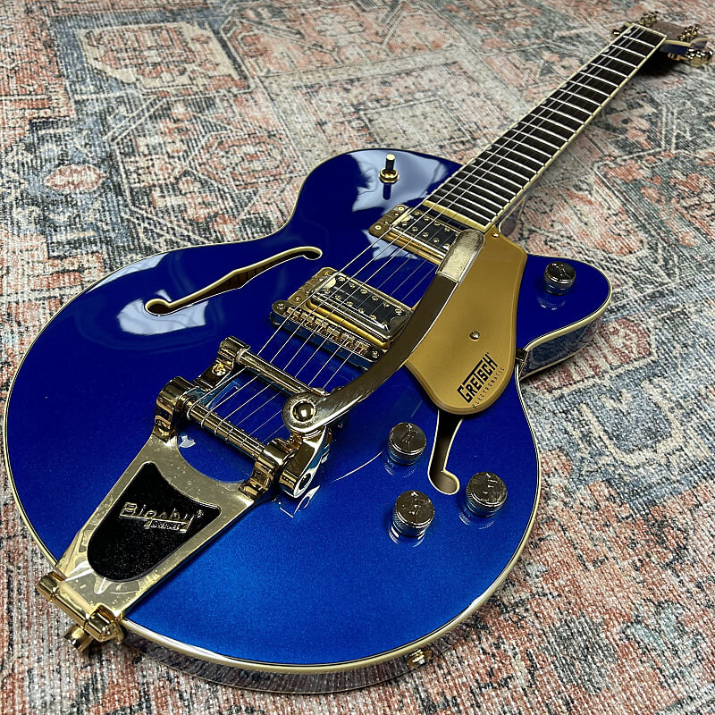 

Электрогитара Gretsch G5655TG Electromatic Center Block Jr. Single Cutaway with Gold Hardware Azure Metallic