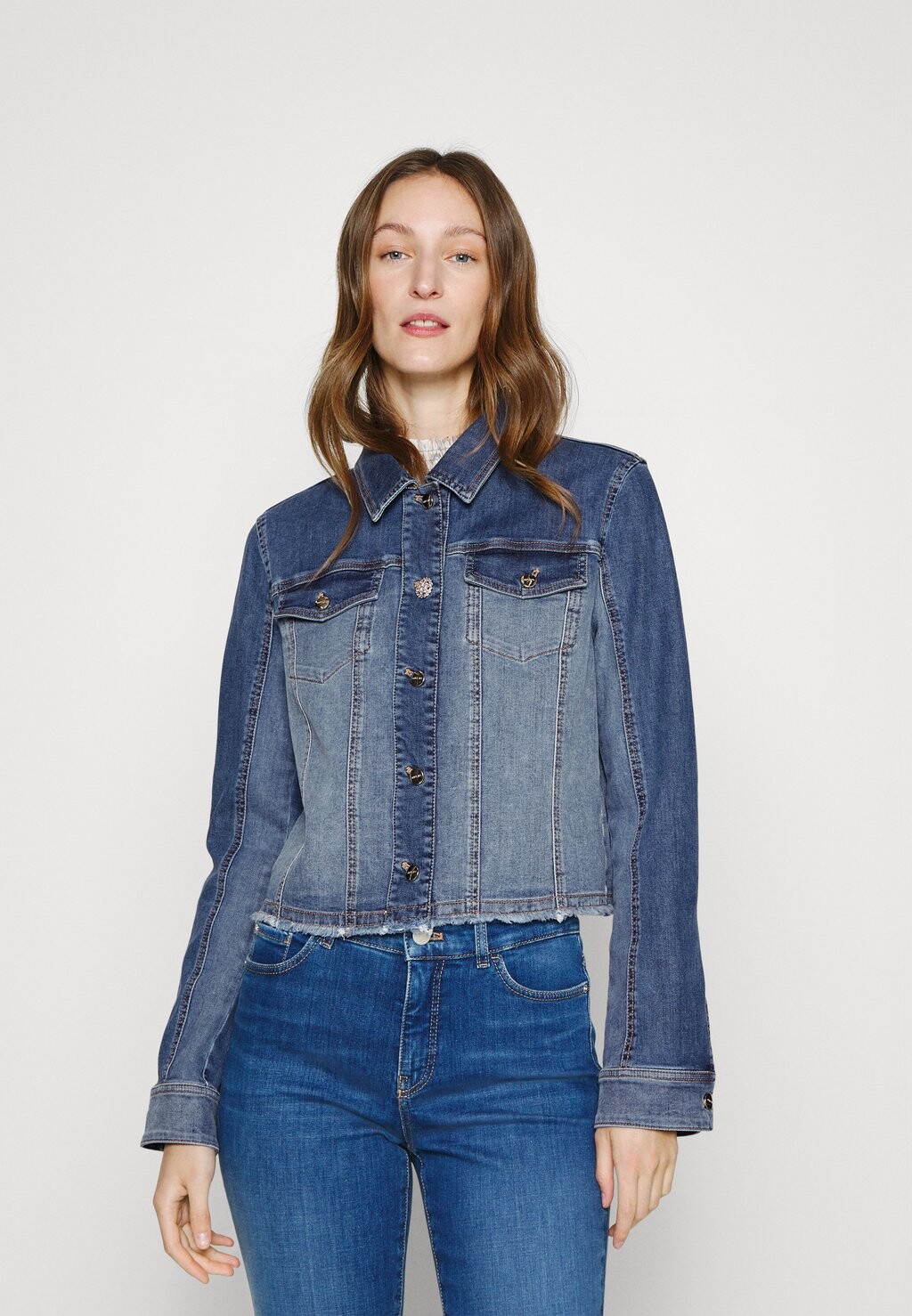 

Джинсовая куртка Marc Cain, цвет vintage blue
