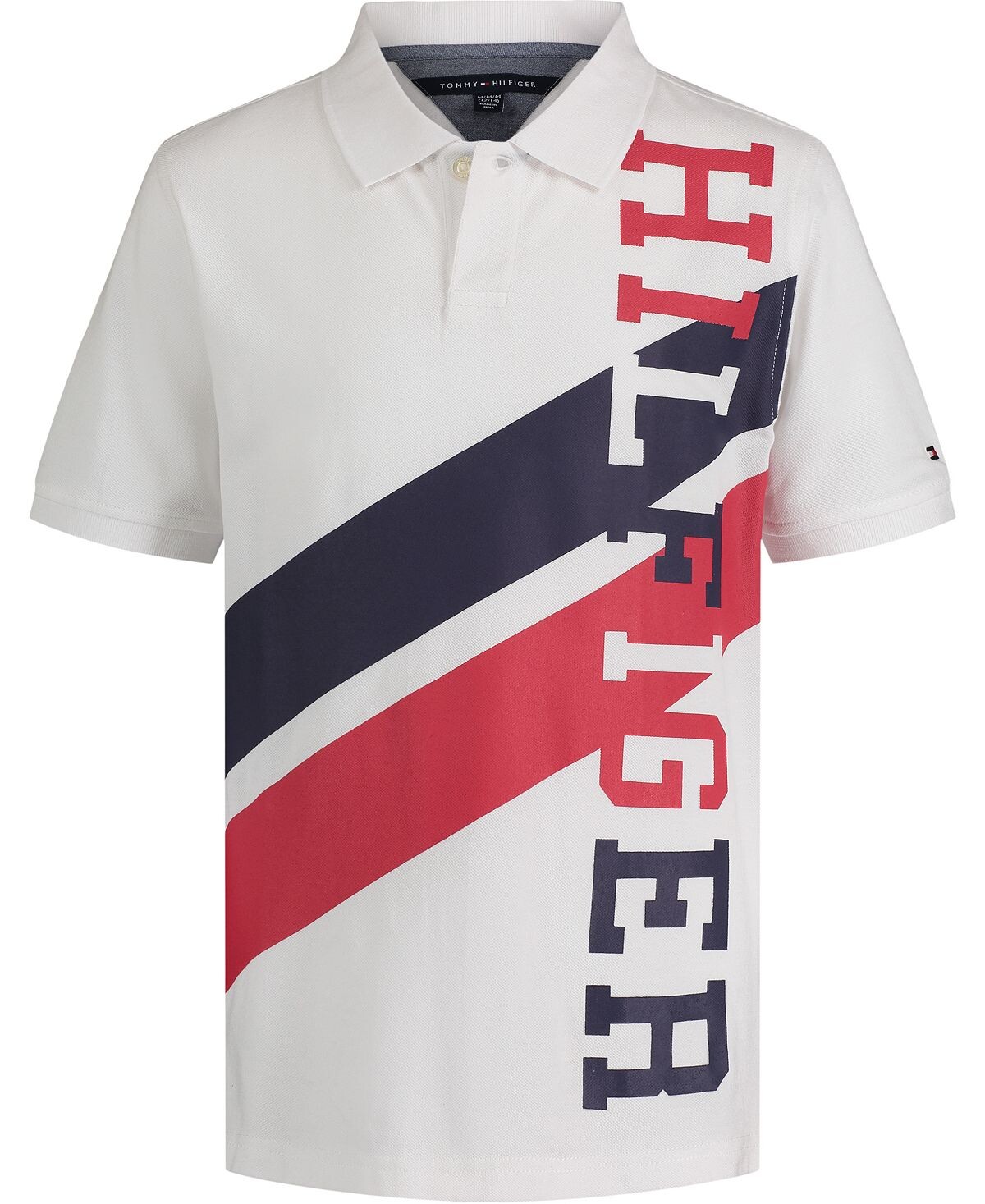 

Рубашка-поло с графическим рисунком для мальчиков Little Boys Tommy Hilfiger