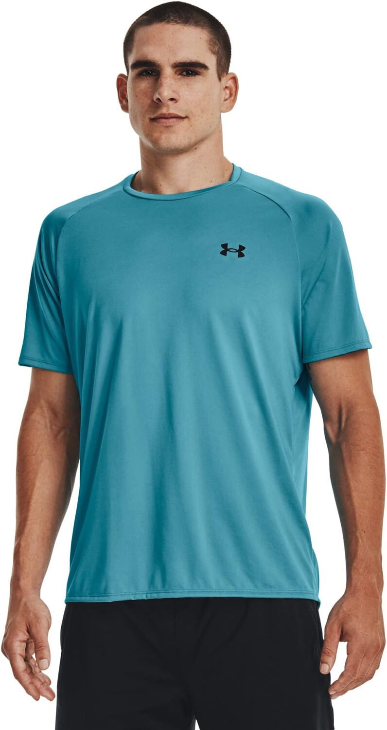 

Футболка с короткими рукавами UA Tech Under Armour, цвет Glacier Blue/Black