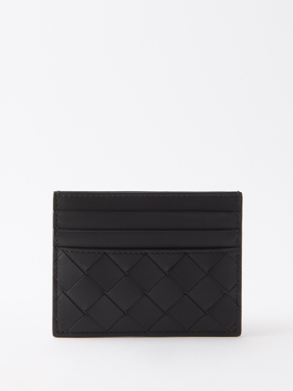 

Картхолдер из кожи intrecciato Bottega Veneta, черный