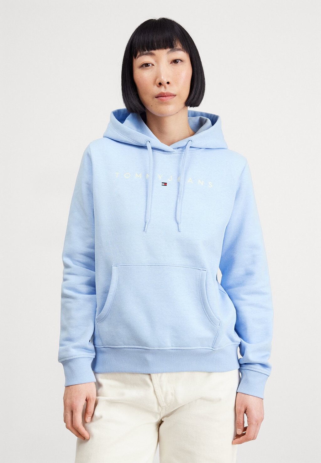 

Толстовка LINEAR HOODIE Tommy Jeans, цвет moderate blue