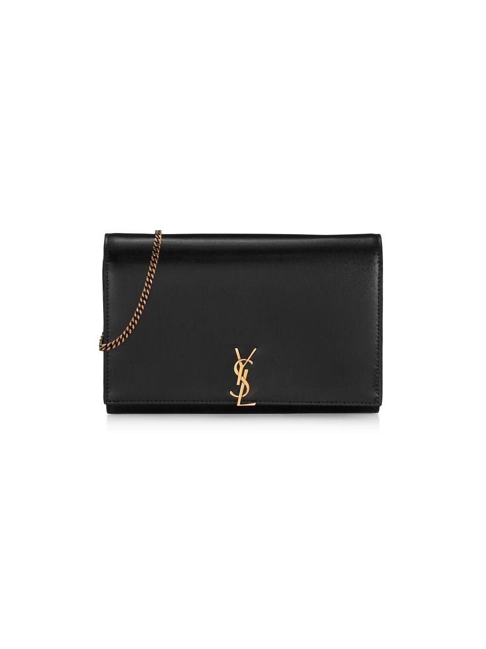 

Бумажник на цепочке с металлическим логотипом Cassandre Saint Laurent