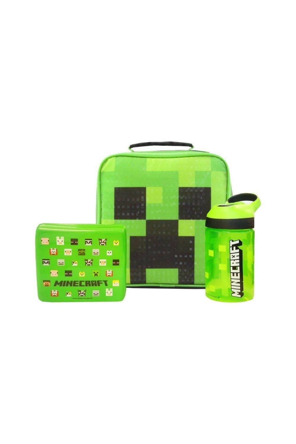 

Набор для обеда и бутылок Creeper Minecraft, зеленый