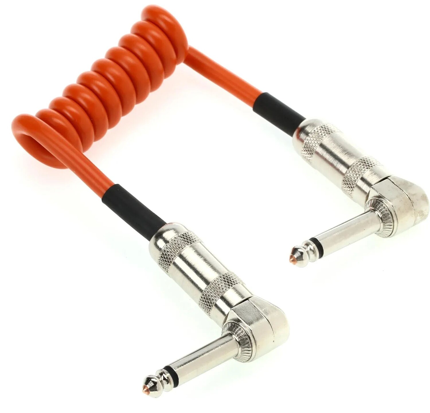 

Лавовый кабель LCMNCO Mini Coil, прямоугольный и угловой инструментальный кабель — 6 дюймов, оранжевый