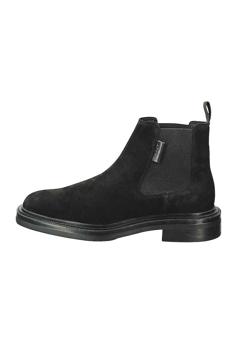 Нубуковые ботинки челси Gant, черный нубуковые ботинки челси gant бежевый