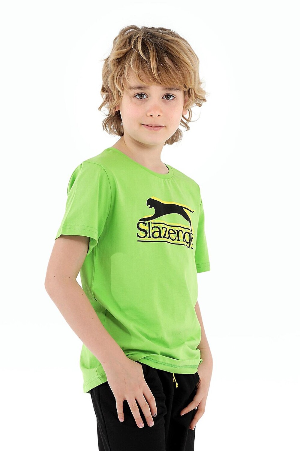 

Футболка PALLE для мальчиков зеленая SLAZENGER