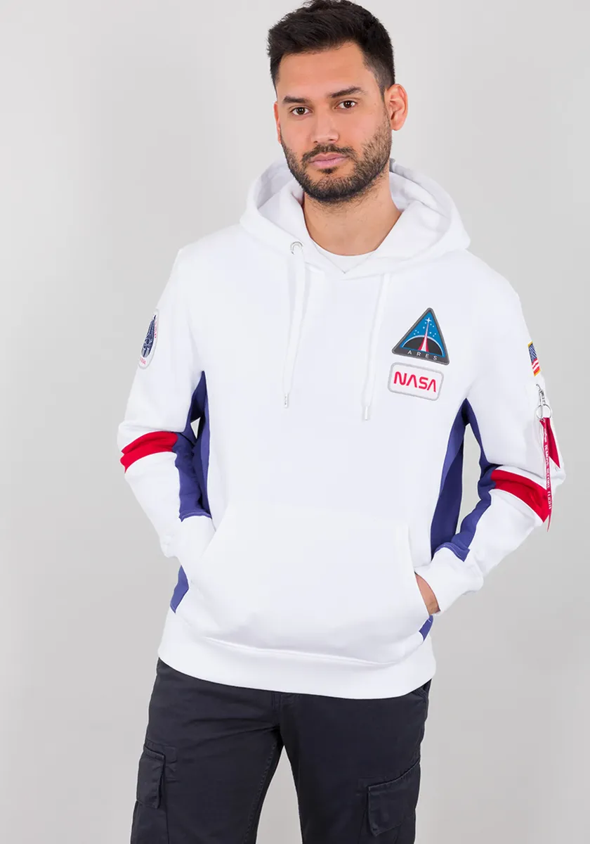 

Толстовка Alpha Industries " Alpha Industries Мужчины - Толстовки Space Camp Hoody", белый