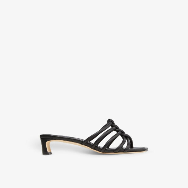 

Кожаные мюли Carmel 35 на каблуке Jimmy Choo, черный