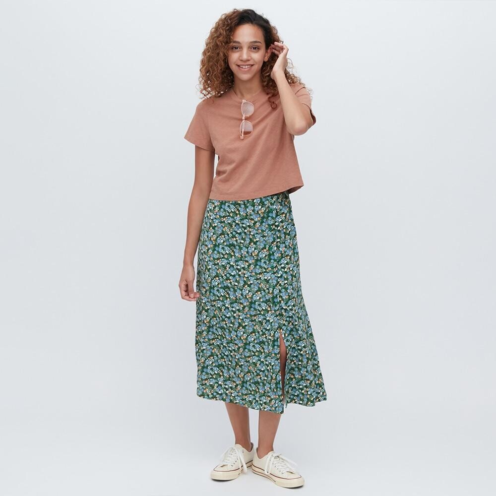 

Юбка Uniqlo, бирюзовый