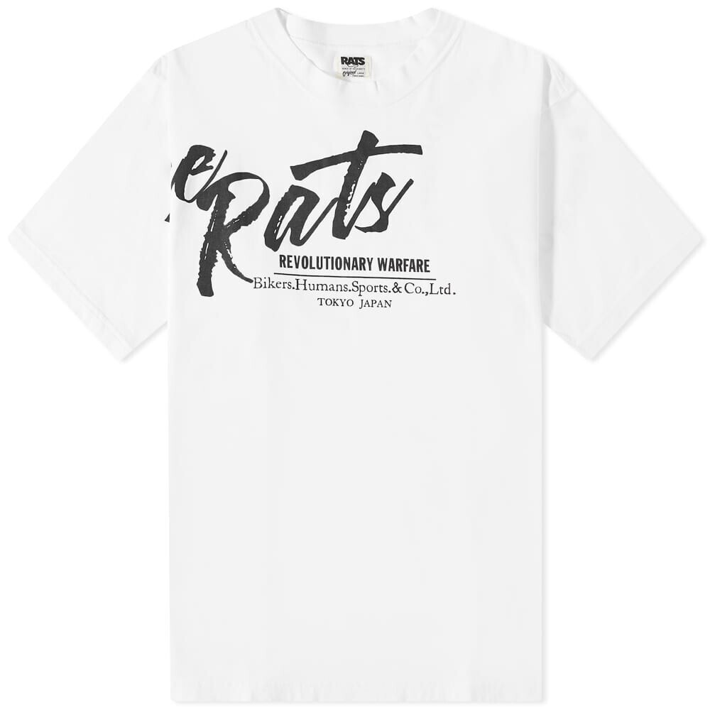 

Футболка Rats Script Big Logo Tee, Серый