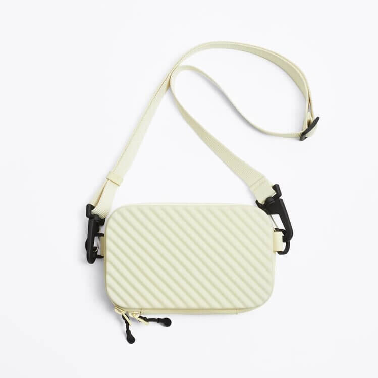 

Сумка Zara Rigid Crossbody, бежевый