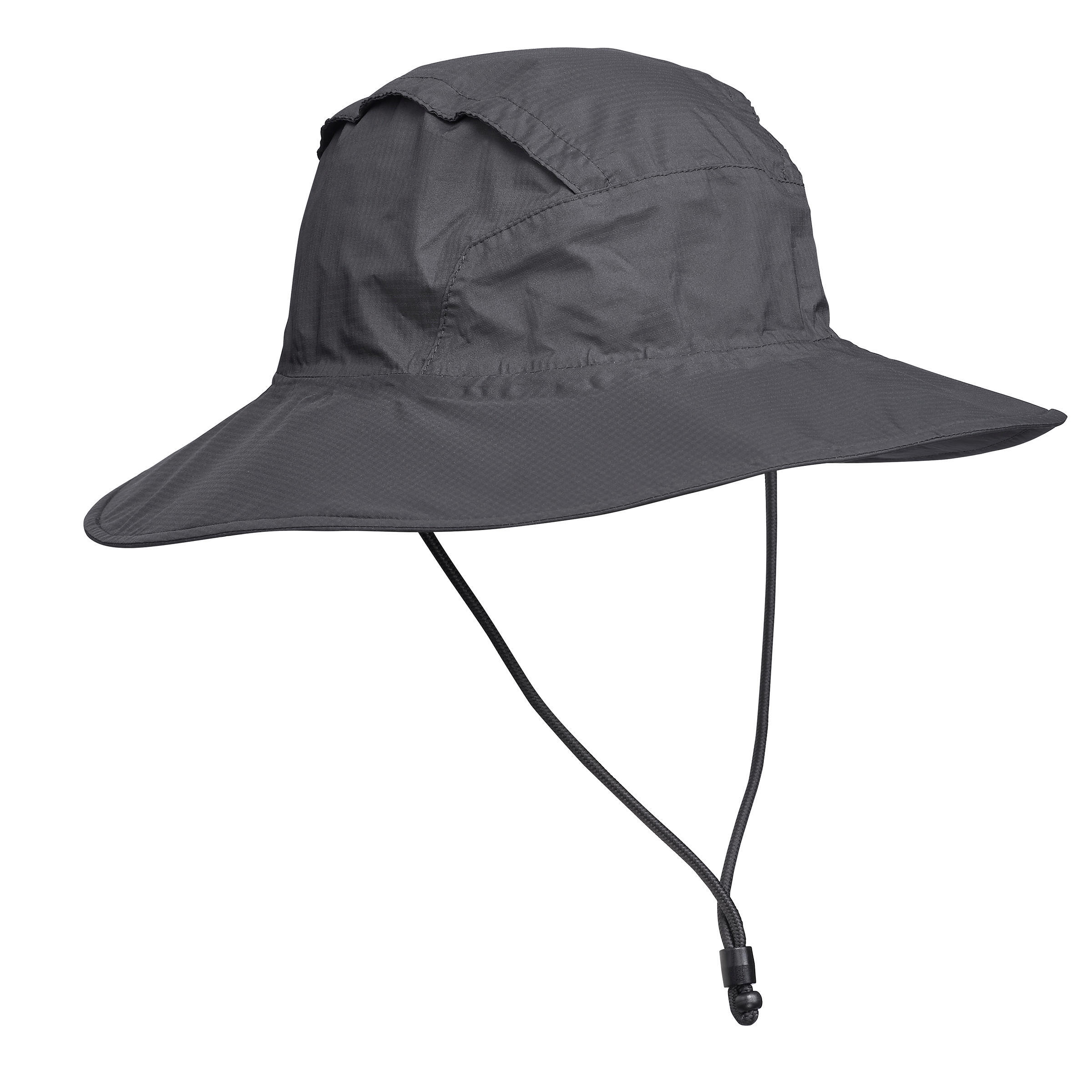 Шляпа водонепроницаемая треккинговая Forclaz MT900 , темно-серый тент 1 2х местный forclaz trekking mt900 серый