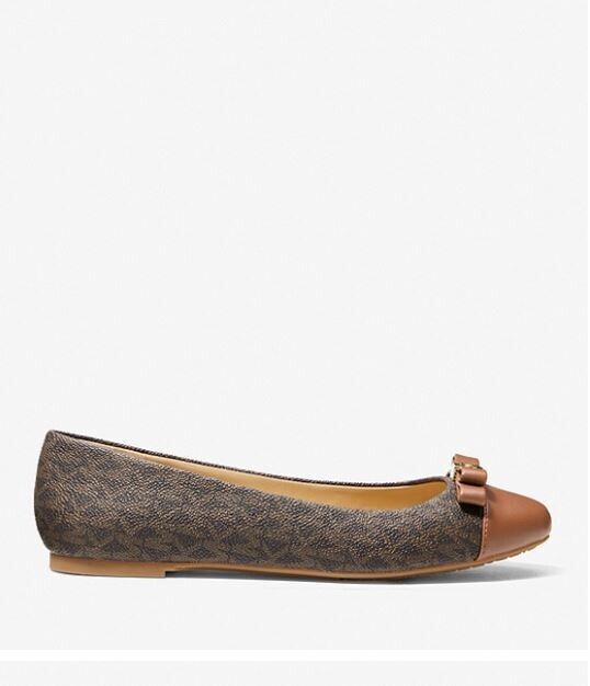 

Балетки с логотипом Michael Kors Michael Andrea, коричневый