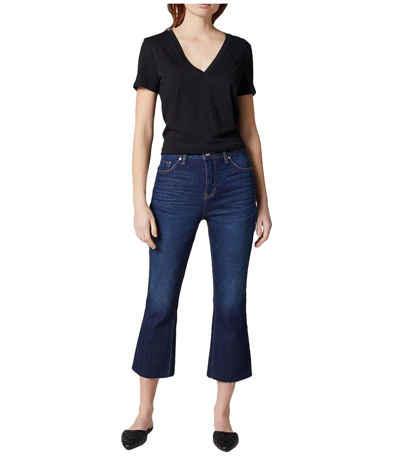 

Джинсы Jag Jeans, Mia High-Rise Crop Boot Jeans