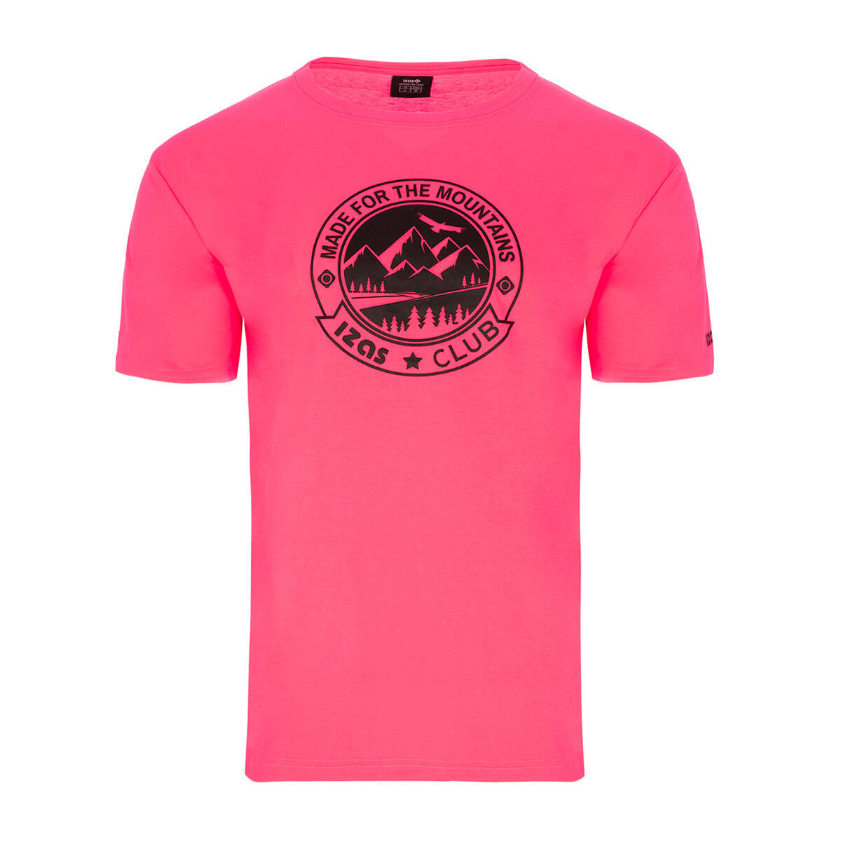 Izas Zurich Мужская базовая футболка с коротким рукавом Zurich, фуксия/темно-розовый