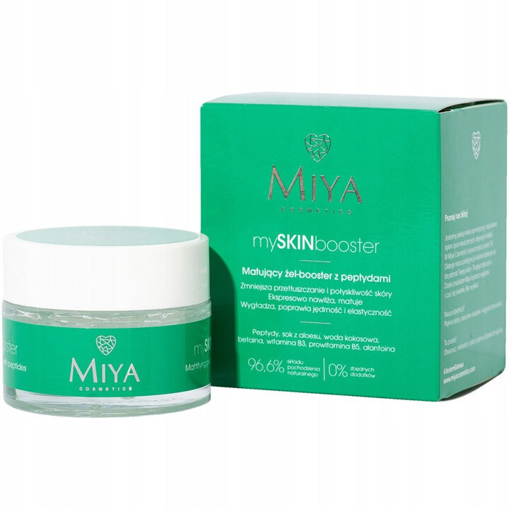 

Miya Cosmetics mySKINbooster матирующий гель-бустер с пептидами для лица 50мл