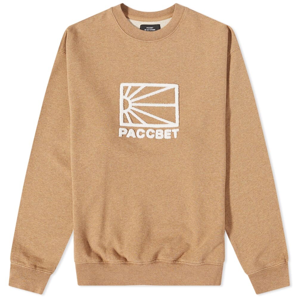 

Толстовка PACCBET Logo Crew Sweat, Коричневый