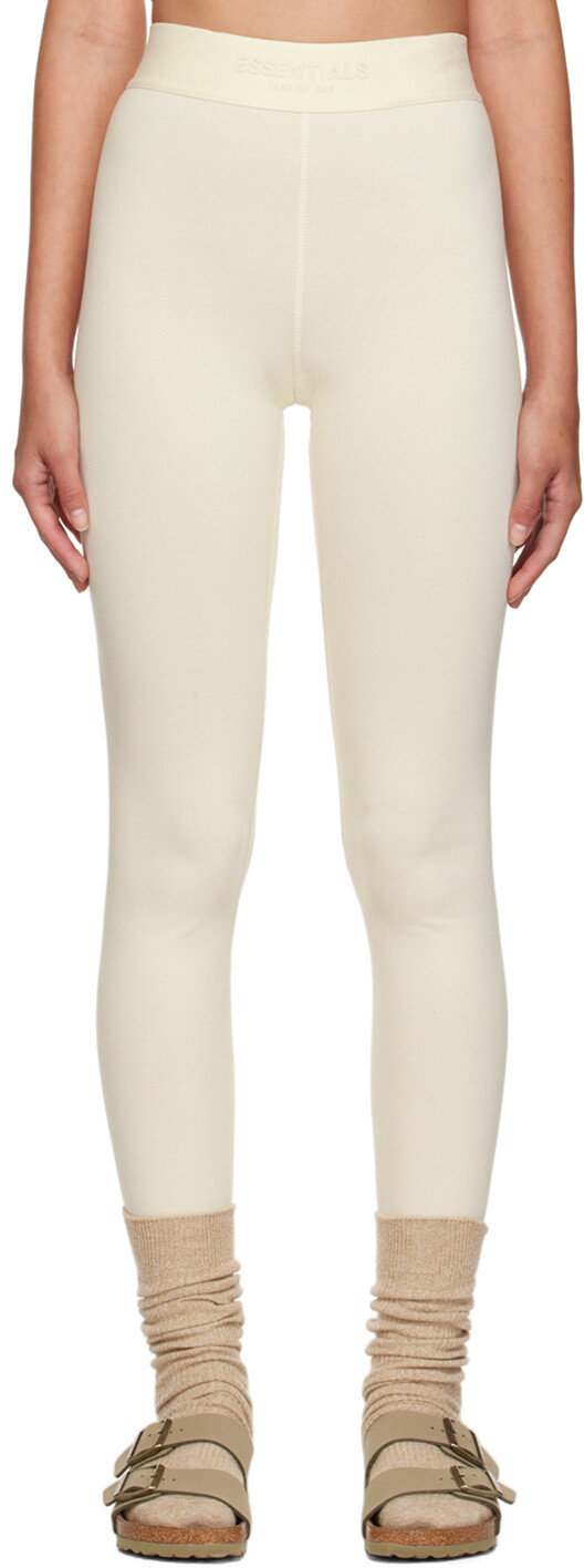 

Хлопковые леггинсы Off-White Essentials