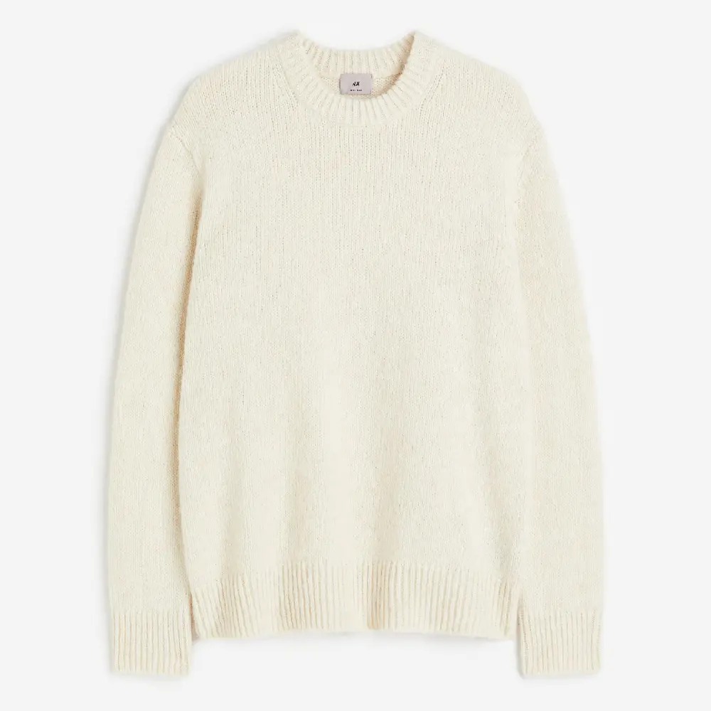 

Свитер H&M Regular Fit Wool-blend, кремовый