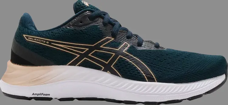 

Кроссовки wmns gel excite 8 wide 'french blue champagne' Asics, синий
