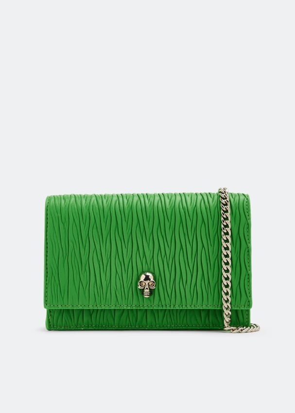 

Сумка ALEXANDER MCQUEEN Small Skull bag, зеленый