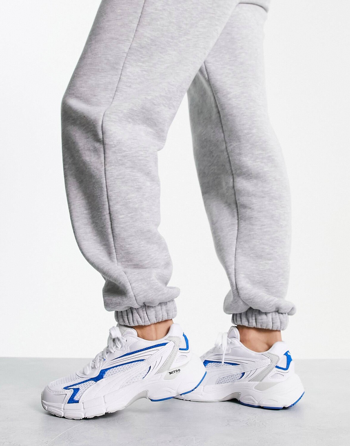 Бело-синие кроссовки Puma Teveris Nitro – заказать из-за рубежа в «CDEK ...