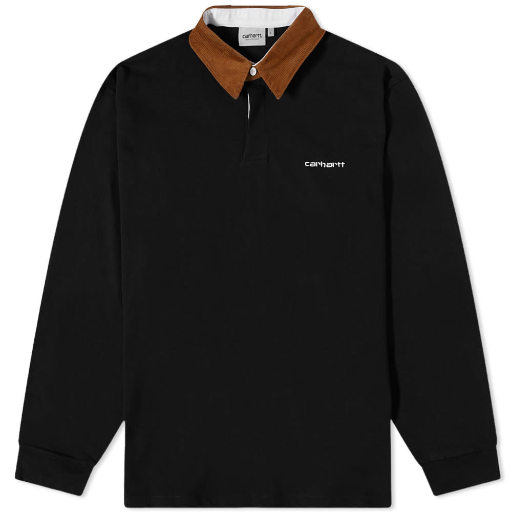 

Футболка Carhartt WIP Cord Collar Rugby Polo, Черный