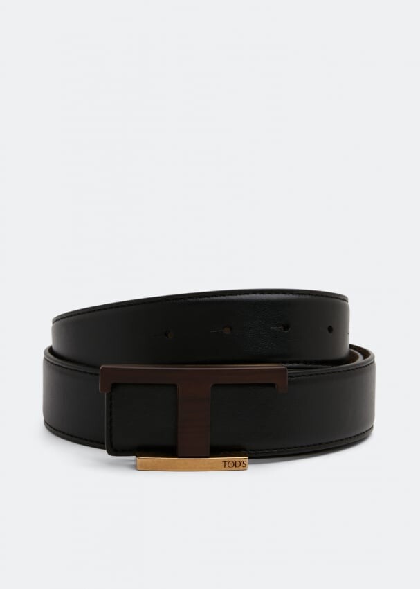 

Ремень TOD'S Reversible leather belt, разноцветный