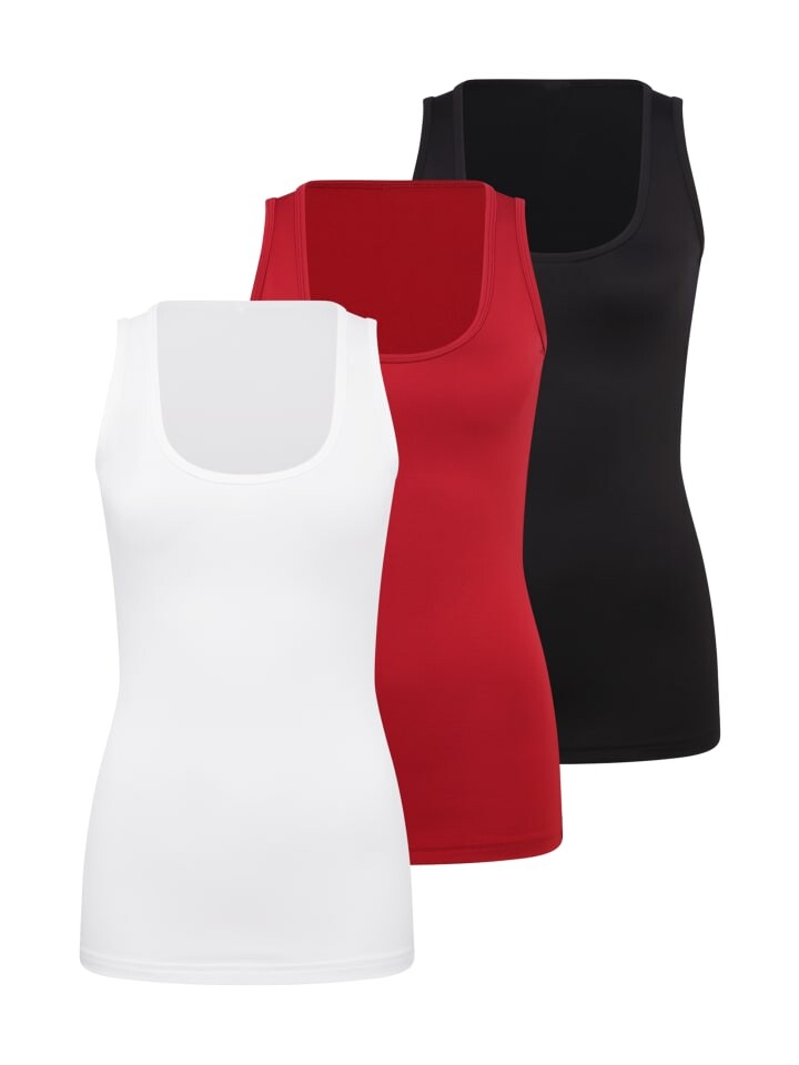 

Майка Vivance Active, цвет rot, schwarz, weiß
