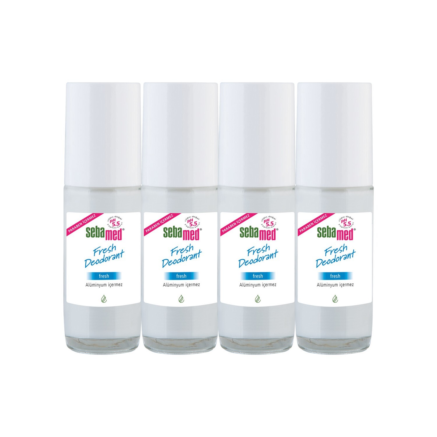 

Шариковый дезодорант Sebamed Fresh, 4 флакона по 50 мл