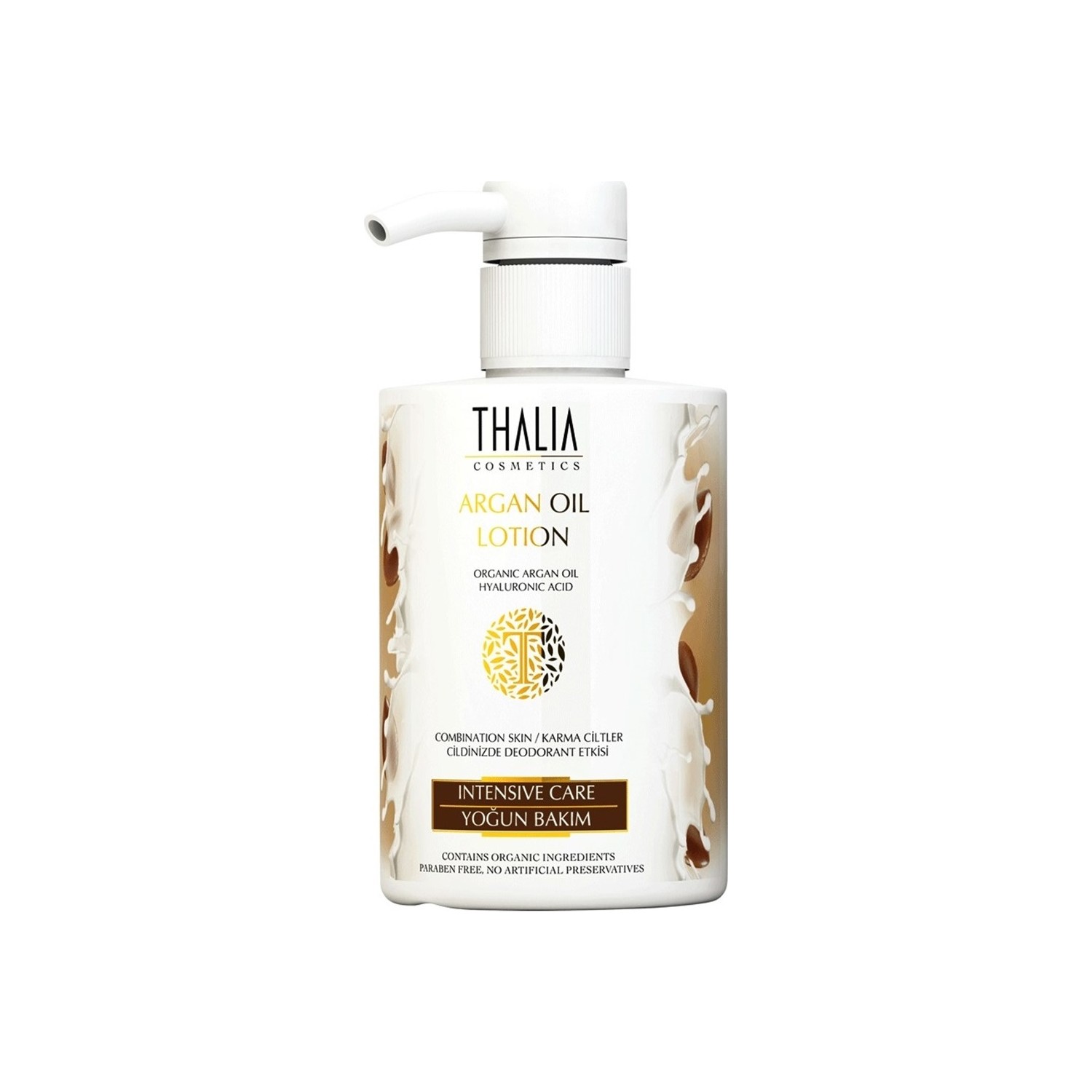 Лосьон для интенсивного ухода Thalia с органическим аргановым маслом и гиалуроновой кислотой, 300 мл cetaphil увлажняющий лосьон на каждый день с гиалуроновой кислотой 88 мл
