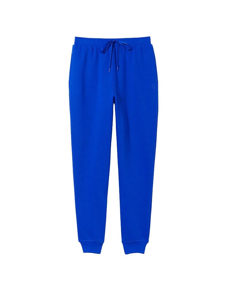 

Джоггеры Victoria's Secret Cotton Fleece High-Rise, ярко-синий
