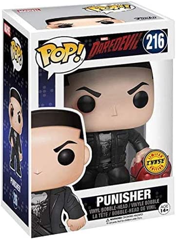 Фигурка POP! Marvel: Daredevil TV - Punisher (Styles May Vary) виниловая фигурка funko pop marvel netflix daredevil punisher chase variant limited edition с защитным чехлом