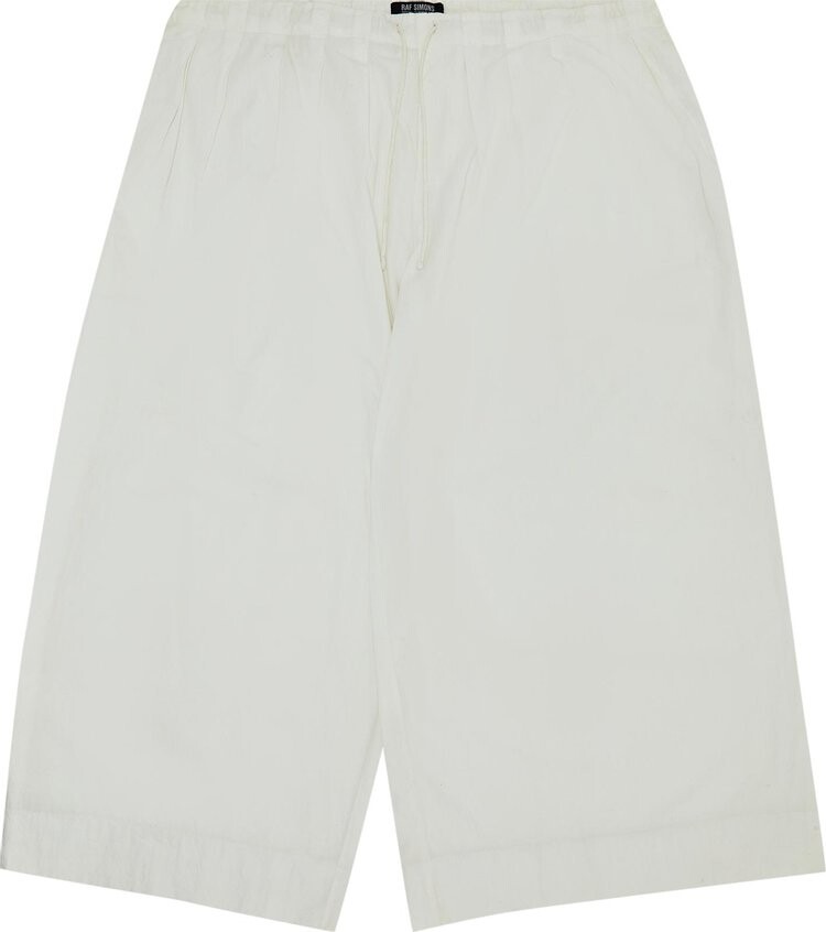 

Брюки Vintage Raf Simons May The Circle Be Unbroken Baggy Drawstring Pant 'White', белый
