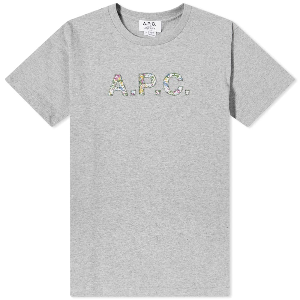 

Футболка A.P.C. x Liberty Floral Tee, Серый