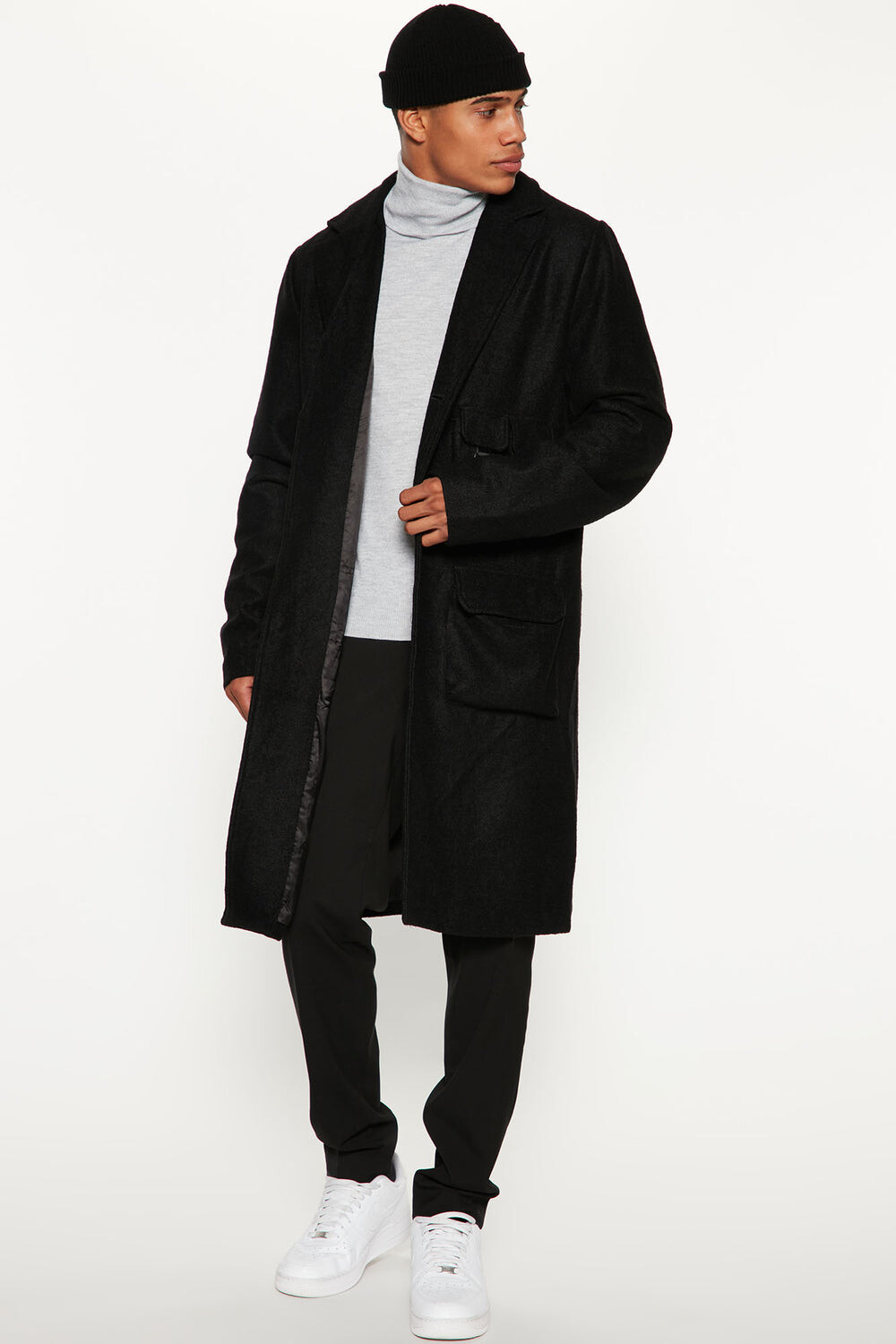 

Пальто Fashion Nova FNMK150, черный