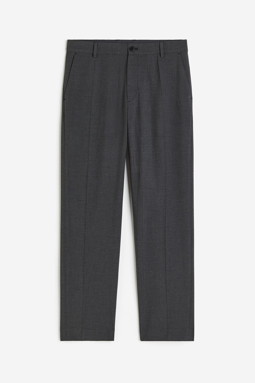 

Брюки H&M Regular Fit Twill Dress, темно-серый