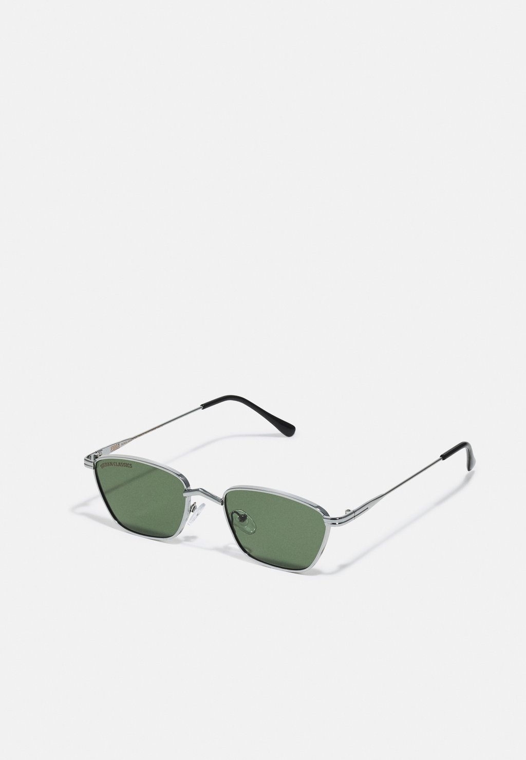 Солнцезащитные очки SUNGLASSES KALYMNOS WITH CHAIN UNISEX Urban Classics, цвет silver-coloured/green