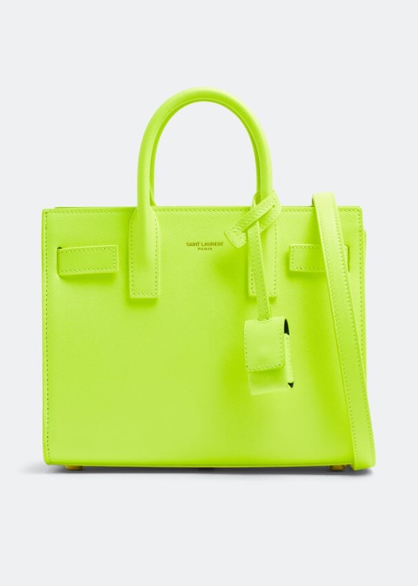 

Сумка-тоут SAINT LAURENT Nano Sac De Jour tote bag, желтый