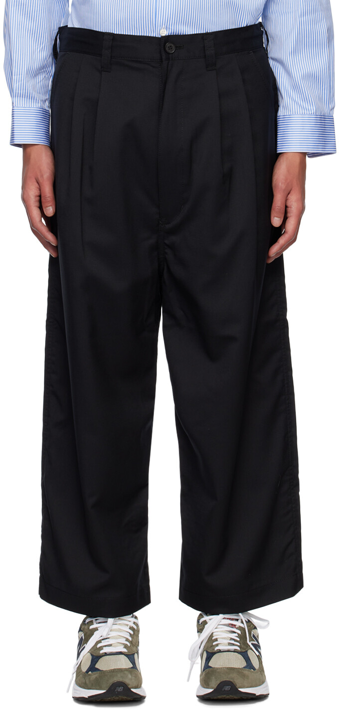 

Черные брюки со складками Comme des Garçons Homme