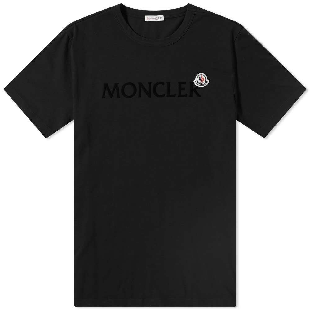 

Футболка с текстовым логотипом Moncler