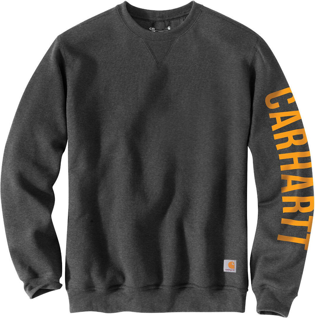 Пуловер Carhartt Crewneck Graphic Logo, темно-серый пуловер carhartt lightweight crewneck серый