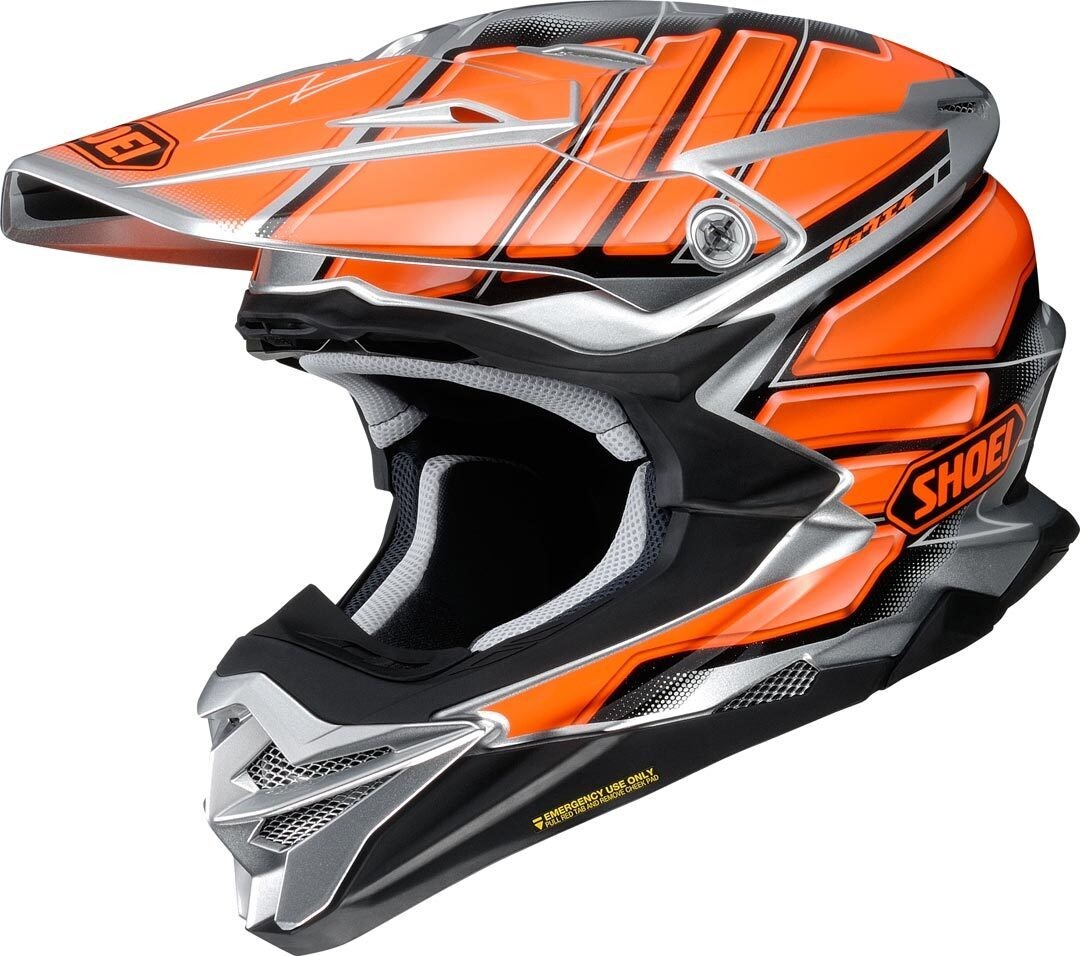 

Shoei VFX-WR Glaive Мотокросс шлем, оранжевый/черный