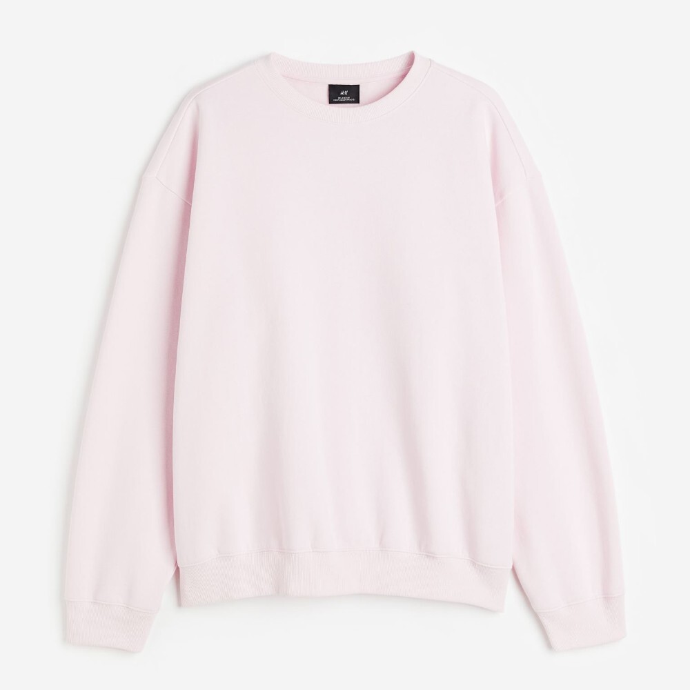 

Свитшот H&M Relaxed Fit, розовый