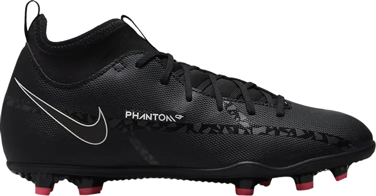 

Бутсы Nike Phantom GT2 Club DF MG GS 'Black Bright Crimson', черный