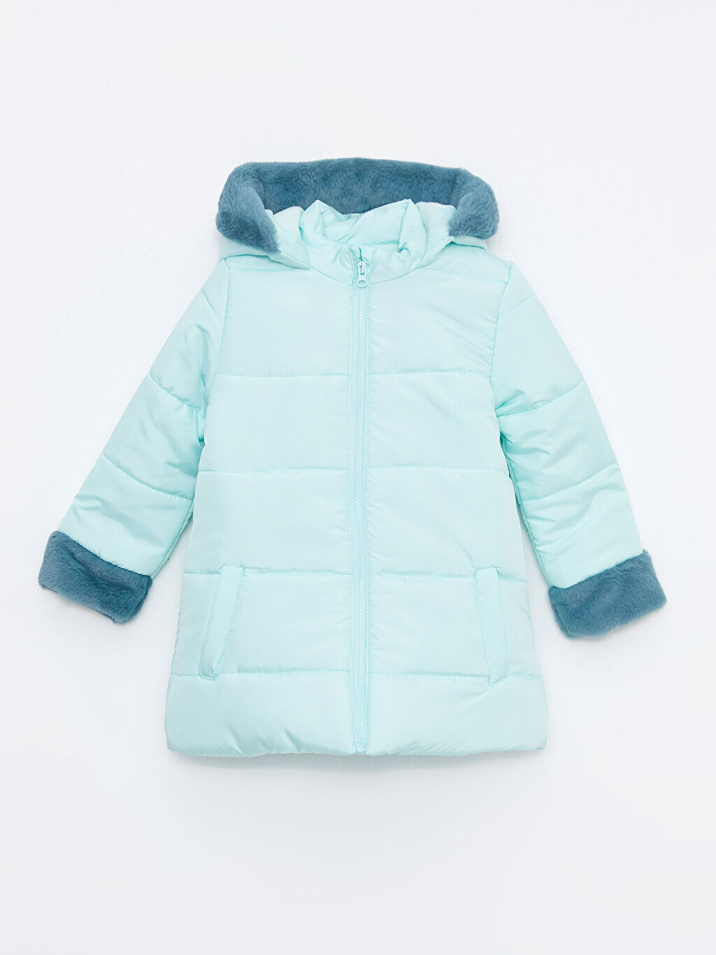 

Базовое пальто для девочек с капюшоном LCW Kids