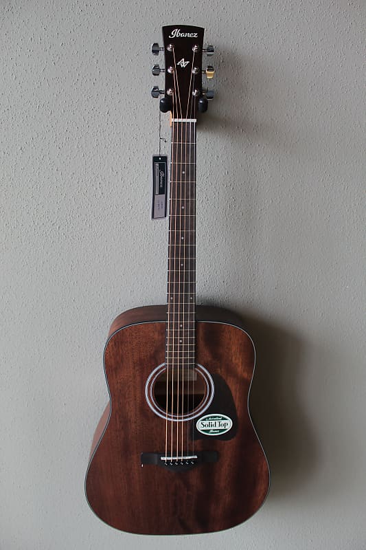 цена Абсолютно новая акустическая гитара Ibanez AW54-OPN со стальными струнами в чехле