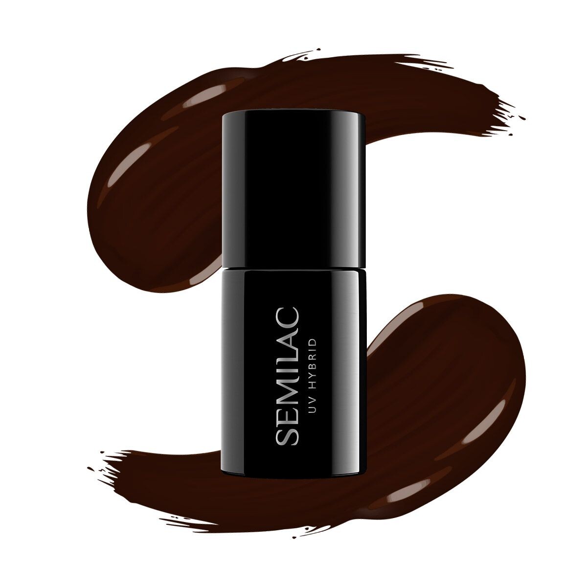 

Semilac UV Hybrid гибридный лак для ногтей, 419 Wooden Brown